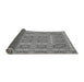 Thickness of Patterned Ash Gray Rug, pat3694gry