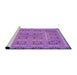 Sideview of Machine Washable Transitional Violet Purple Rug, wshpat3694pur