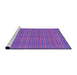 Sideview of Machine Washable Transitional Dark Orchid Purple Rug, wshpat370pur