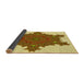 Thickness of Patterned Dark Bisque Brown Rug, pat3701yw