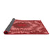 Thickness of Patterned Red Rug, pat3707rd