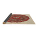 Thickness of Patterned Red Rug, pat3716brn