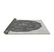 Thickness of Patterned Ash Gray Rug, pat3716gry