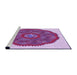 Sideview of Machine Washable Transitional Medium Violet Red Pink Rug, wshpat3716pur