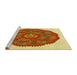 Sideview of Machine Washable Transitional Mahogany Brown Rug, wshpat3716yw