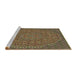 Sideview of Machine Washable Transitional Red Brown Rug, wshpat3718brn