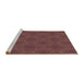 Sideview of Machine Washable Transitional Petra Gold Brown Rug, wshpat3723brn