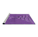 Sideview of Machine Washable Transitional Purple Rug, wshpat3724pur