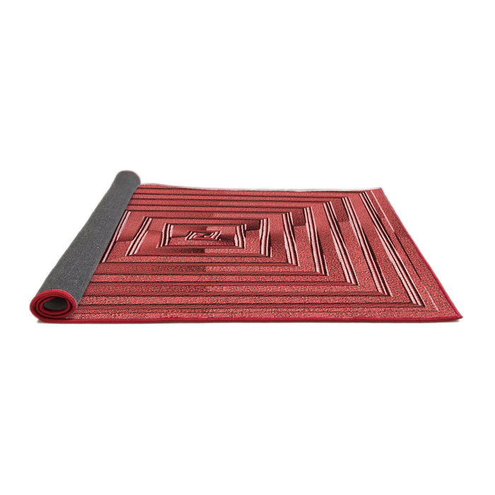 Thickness of Patterned Red Rug, pat3724rd