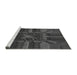 Sideview of Machine Washable Transitional Gray Rug, wshpat3725gry