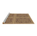 Sideview of Machine Washable Transitional Orange Rug, wshpat3727brn