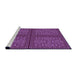 Sideview of Machine Washable Transitional Purple Rug, wshpat3730pur