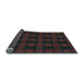 Thickness of Patterned Red Rug, pat3734lblu