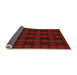 Thickness of Patterned Red Rug, pat3734org