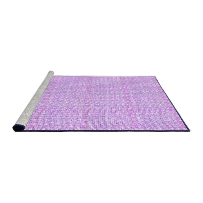 Sideview of Machine Washable Transitional Purple Rug, wshpat3735pur