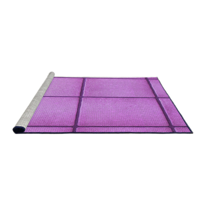 Sideview of Machine Washable Transitional Violet Purple Rug, wshpat3738pur