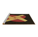 Sideview of Machine Washable Transitional Light Brown Rug, wshpat374brn