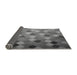 Thickness of Patterned Gunmetal Gray Rug, pat3740gry