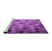 Sideview of Machine Washable Transitional Dark Orchid Purple Rug, wshpat3740pur