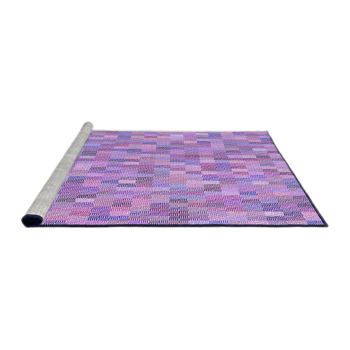 Sideview of Machine Washable Transitional Mauve Purple Rug, wshpat3750pur