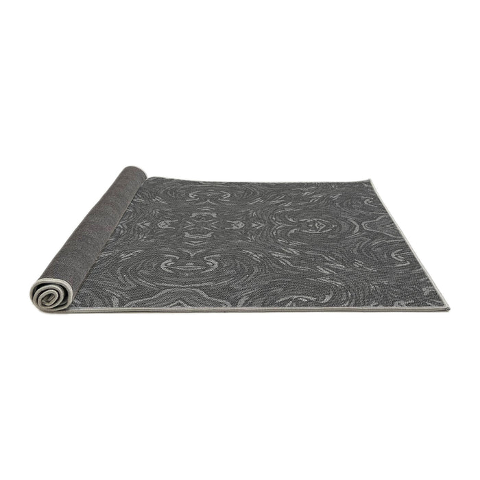 Thickness of Patterned Gray Rug, pat3753gry