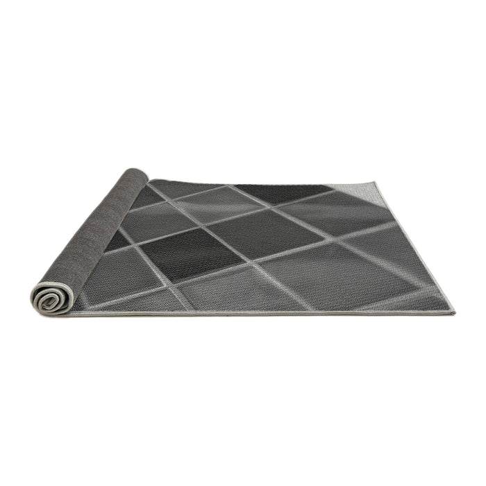 Thickness of Patterned Gray Rug, pat3754gry