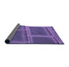 Thickness of Patterned Amethyst Purple Rug, pat3756pur