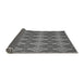 Thickness of Patterned Black Rug, pat3757gry