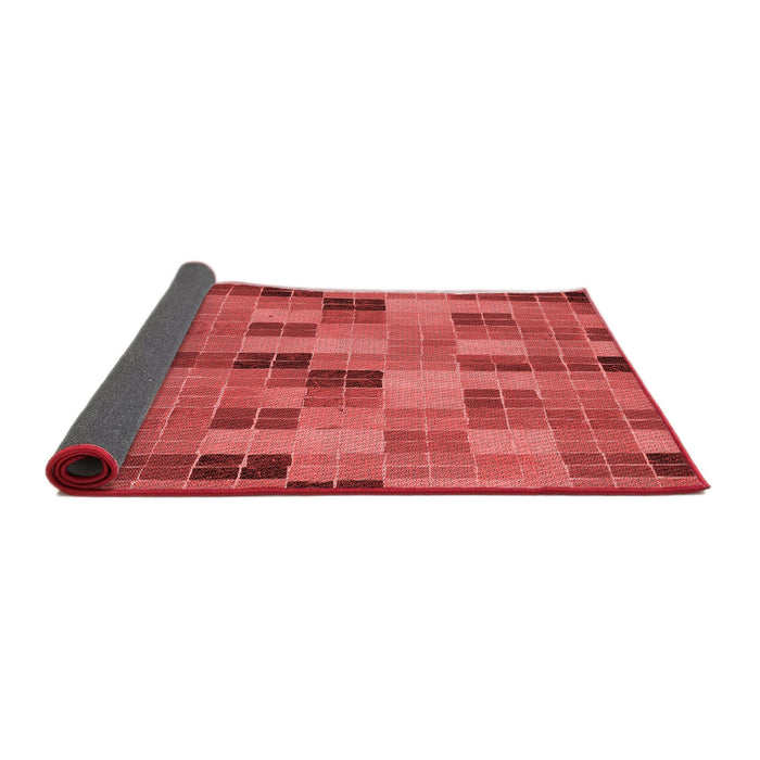 Thickness of Patterned Red Rug, pat3758rd