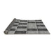 Thickness of Patterned Dark Gray Rug, pat3760gry