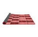 Thickness of Patterned Red Rug, pat3760rd