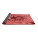 Thickness of Patterned Red Rug, pat3761rd