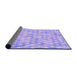 Thickness of Patterned Purple Rug, pat3765pur