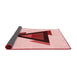 Thickness of Patterned Red Rug, pat3773rd
