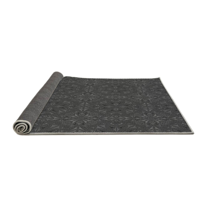 Thickness of Patterned Gray Rug, pat3775gry