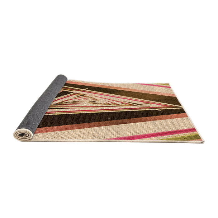 Thickness of Patterned Yellow Rug, pat3778org