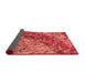 Thickness of Patterned Red Rug, pat3780rd