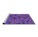 Sideview of Machine Washable Transitional Jasmine Purple Rug, wshpat3782pur