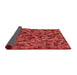 Thickness of Patterned Red Rug, pat3782rd