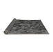 Thickness of Patterned Silver Gray Rug, pat3784gry