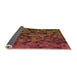 Thickness of Patterned Red Rug, pat3784org