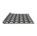 Thickness of Patterned Platinum Silver Gray Rug, pat3785gry