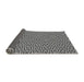 Thickness of Patterned Charcoal Black Rug, pat3788gry