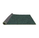 Thickness of Patterned Sea Green Rug, pat3791grn