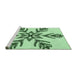 Machine Washable Transitional Mint Green Rug in a Bedroom, wshpat38grn