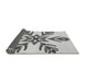Thickness of Patterned Platinum Gray Rug, pat38gry