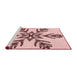 Machine Washable Transitional Light Rose Pink Rug in a Bedroom, wshpat38rd