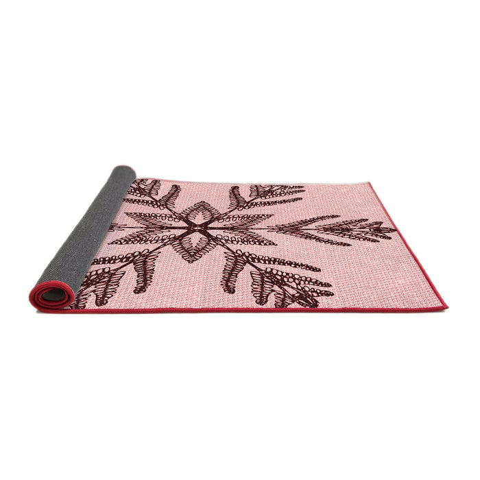 Patterned Light Rose Pink Rug, pat38rd