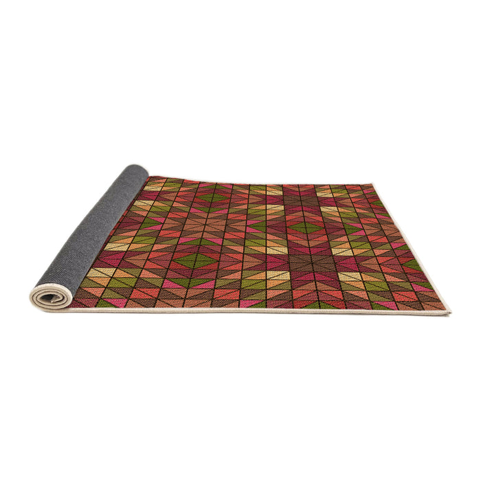 Thickness of Patterned Red Rug, pat3800org