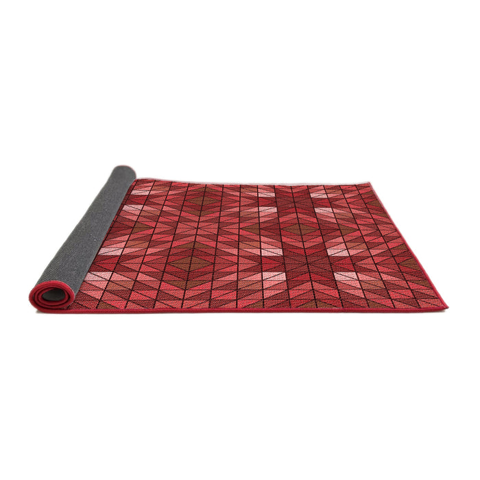 Thickness of Patterned Red Rug, pat3800rd